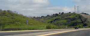 Shell-Aera land along Brea Canyon Road